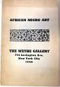 WEYH40,S.00 African Negro Art-Hans Himmelheber,Weyhe-Gallery,1940